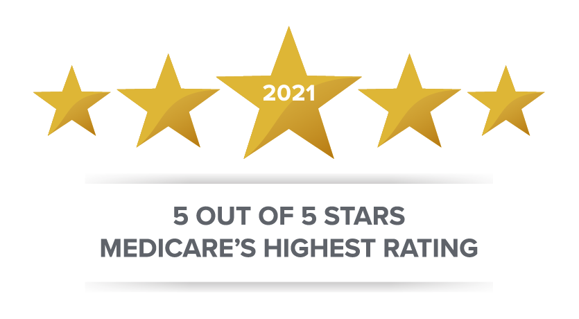 Quartz Clasificación por estrellas de Medicare Advantage (HMO) para 2021 - 5 de 5 estrellas