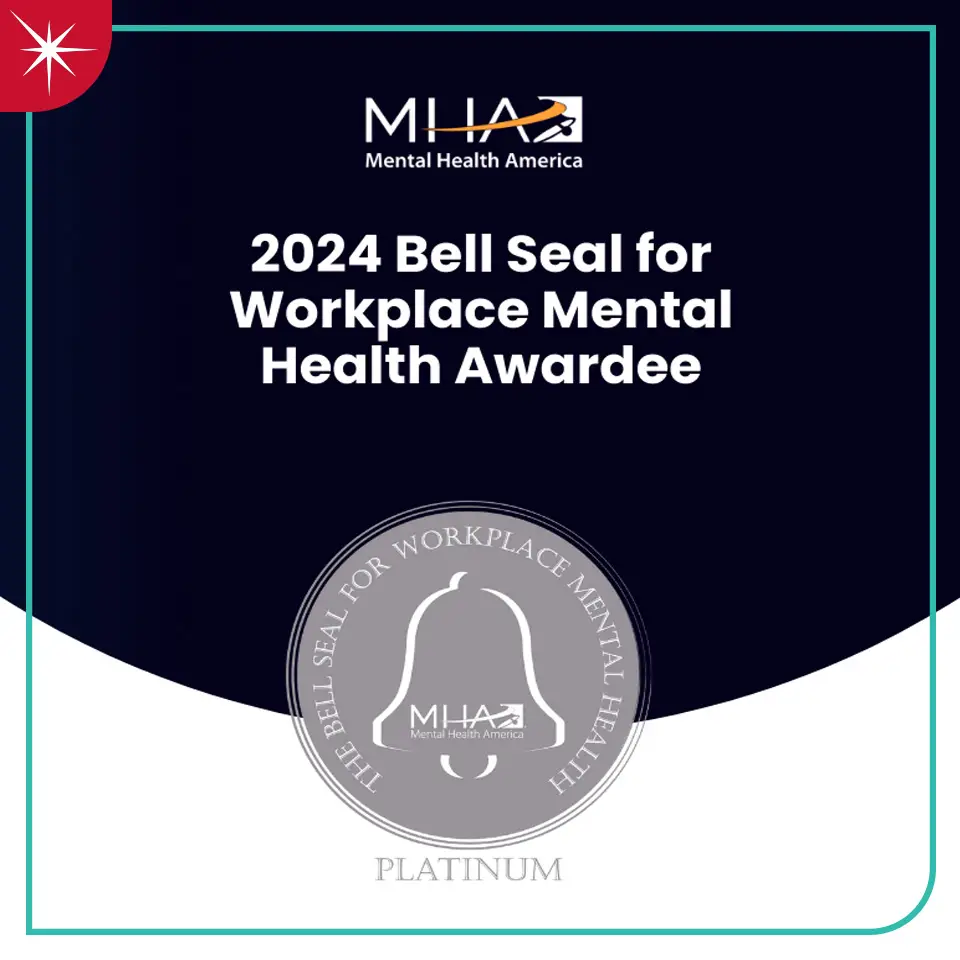 2024 Bell Seal for Workplace Mental Health Awardee - Platinum