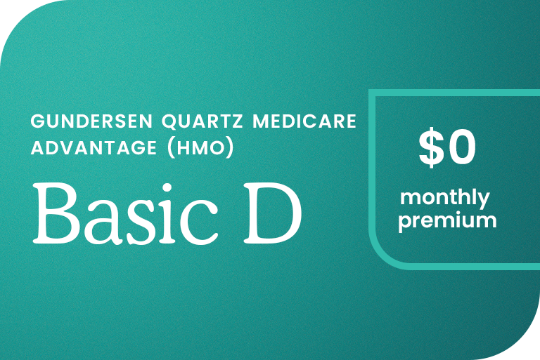 Gundersen MN Medicare Advantage (HMO) Basic D $0 monthly premium