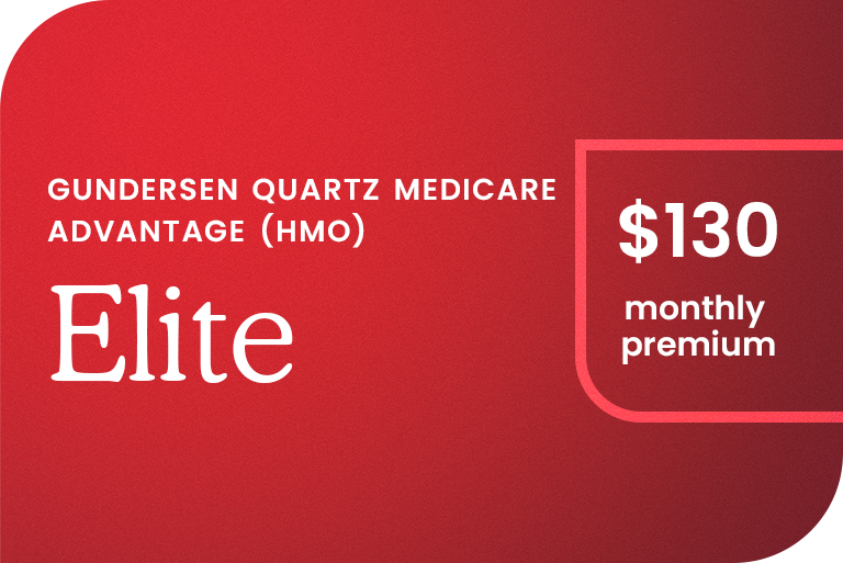 Gundersen Quartz Medicare Advantage (HMO) Elite $130 Monthly Premium