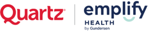 Quartz and Emplify Health by Gundersen logo