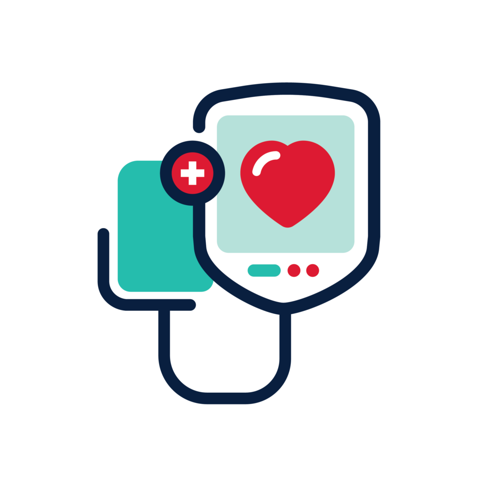 Blood pressure cuff icon